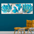 Lima Butterfly & Leaf Framed Crystal Glass Painting modern Art - Set of 3